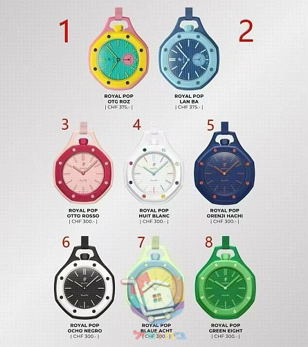 שעון Swatch x AP Royal Pop כולל קופסה 30