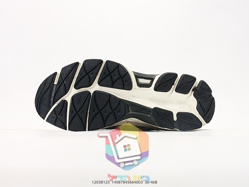 נעלי סניקרס ASICS בגוון קרם עם יחידת ג'ל חשופה בעקב 5
