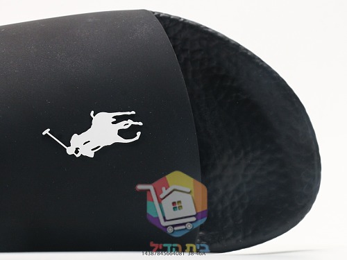 כפכפי סליידס POLO RALPH LAUREN עם לוגו רוכב הפולו על הרצועה 9