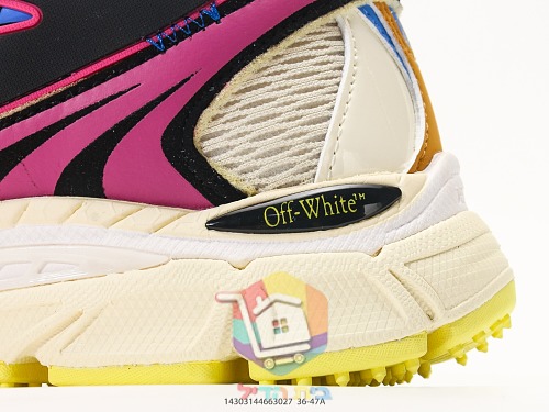 נעלי ריצה Off-White בסוליה צהובה משוננת 2