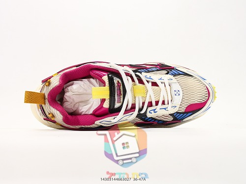 נעלי ריצה Off-White בסוליה צהובה משוננת 6