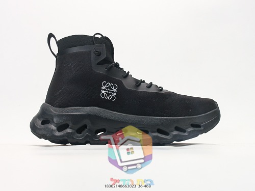 נעלי סניקרס On x LOEWE גבוהות מבד סרוג עם סוליה מחוררת 17