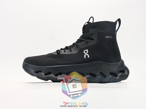 נעלי סניקרס On x LOEWE גבוהות מבד סרוג עם סוליה מחוררת 18