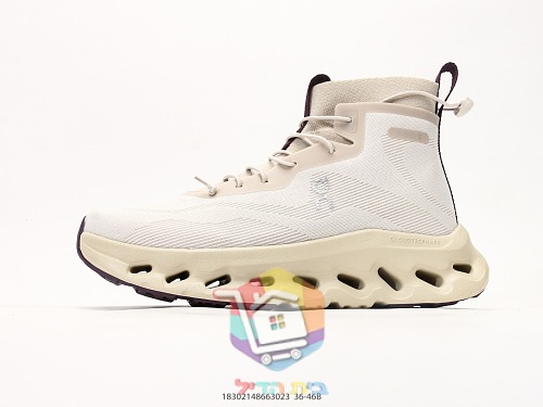 נעלי סניקרס On x LOEWE גבוהות מבד סרוג עם סוליה מחוררת 36