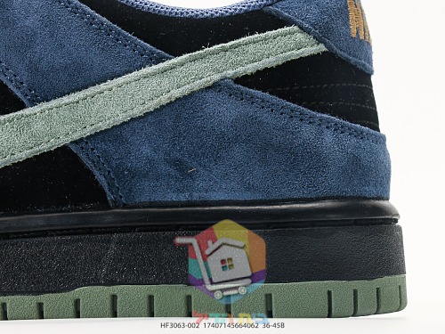 נעלי סניקרס NIKE SB Dunk Low Pro בזמש כחול 3