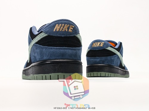 נעלי סניקרס NIKE SB Dunk Low Pro בזמש כחול 4