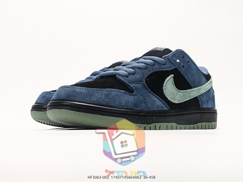 נעלי סניקרס NIKE SB Dunk Low Pro בזמש כחול 5