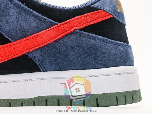 נעלי סניקרס NIKE SB Dunk Low Pro בזמש כחול 12