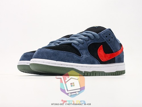 נעלי סניקרס NIKE SB Dunk Low Pro בזמש כחול 14