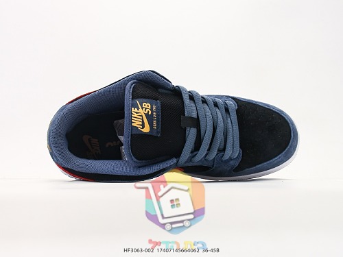 נעלי סניקרס NIKE SB Dunk Low Pro בזמש כחול 16