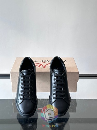 נעלי סניקרס DOLCE & GABBANA עם לוגו DG מחורר בצד 5