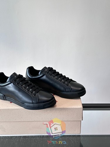 נעלי סניקרס DOLCE & GABBANA עם לוגו DG מחורר בצד 6