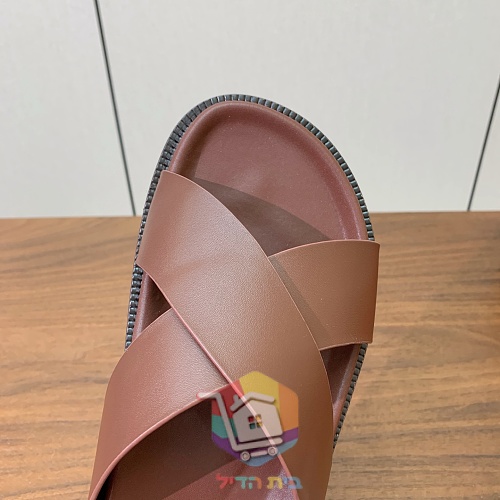 כפכפי עור Loro Piana Summer Walk ברצועות מוצלבות 3