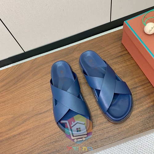 כפכפי עור Loro Piana Summer Walk ברצועות מוצלבות 16