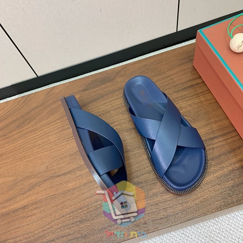 כפכפי עור Loro Piana Summer Walk ברצועות מוצלבות 18