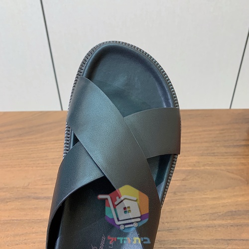 כפכפי עור Loro Piana Summer Walk ברצועות מוצלבות 30