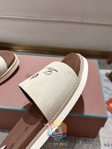 כפכפי פלטפורמה Loro Piana Summer Walk ברצועה רחבה 3