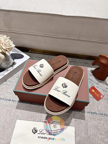 כפכפי פלטפורמה Loro Piana Summer Walk ברצועה רחבה 21