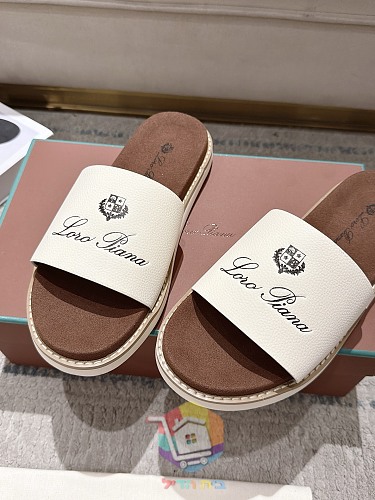 כפכפי פלטפורמה Loro Piana Summer Walk ברצועה רחבה 24
