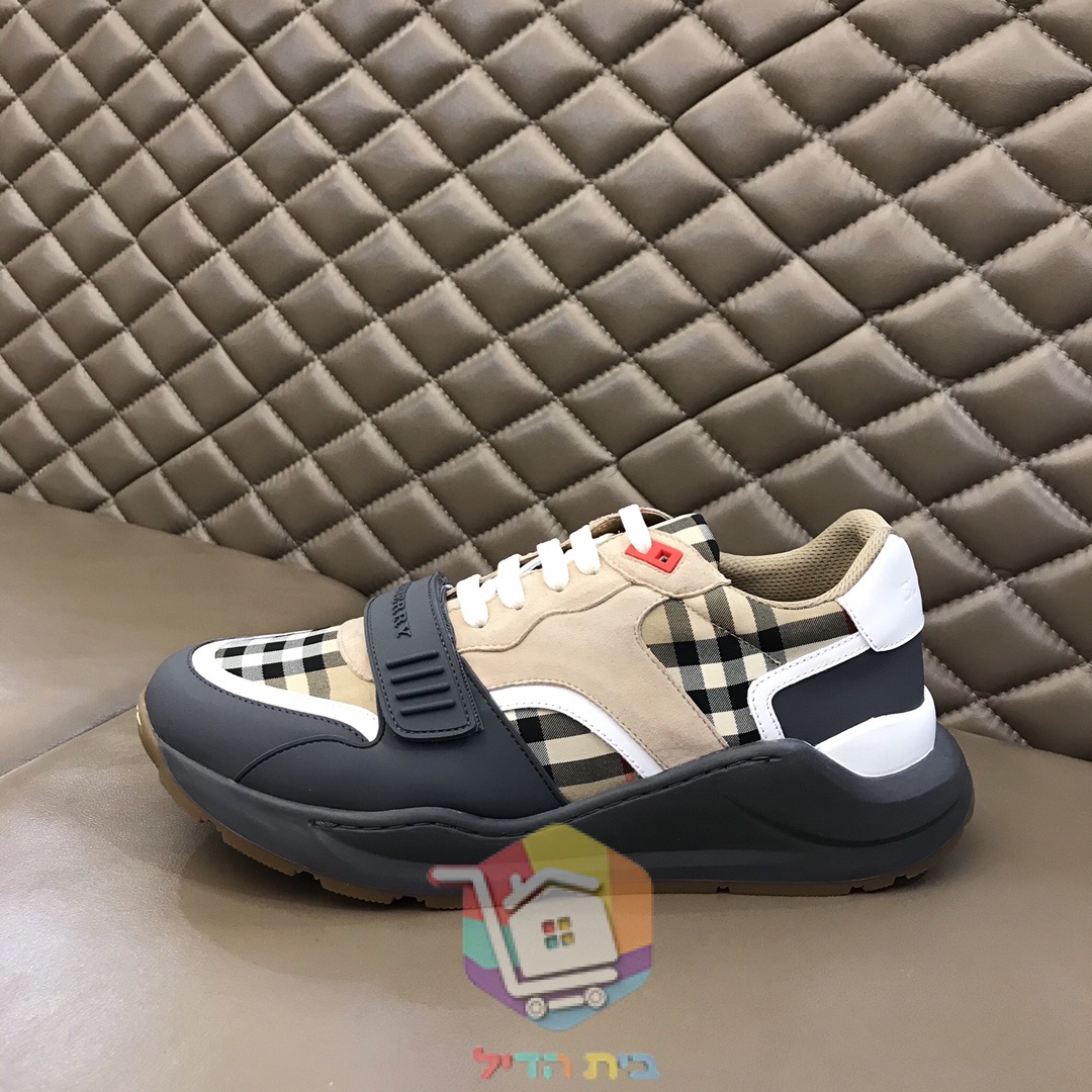 נעלי סניקרס BURBERRY בדוגמת משבצות