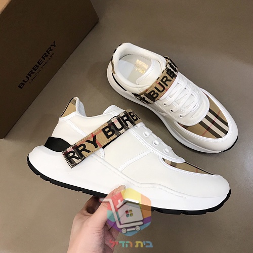 נעלי סניקרס BURBERRY בדוגמת משבצות 14