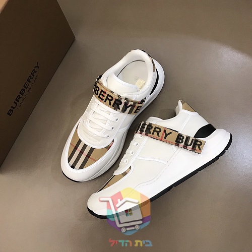 נעלי סניקרס BURBERRY בדוגמת משבצות 15