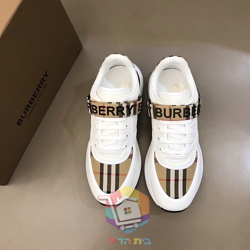נעלי סניקרס BURBERRY בדוגמת משבצות 16