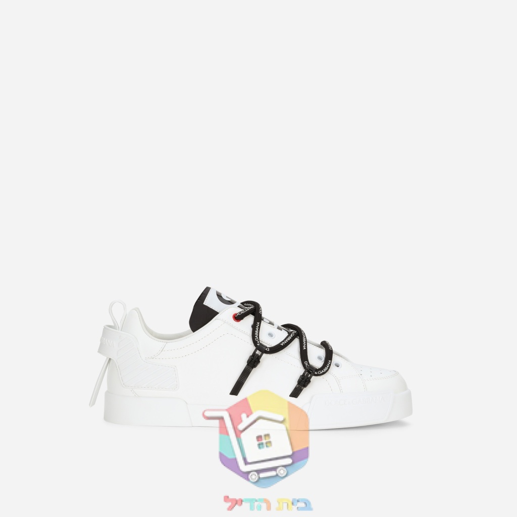 נעלי סניקרס DOLCE & GABBANA עם שרוכי לוגו