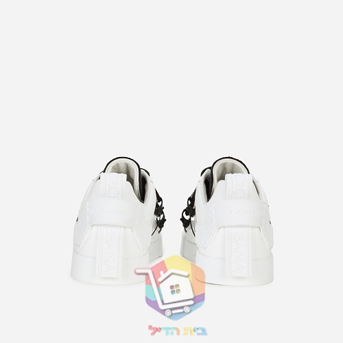 נעלי סניקרס DOLCE & GABBANA עם שרוכי לוגו 3