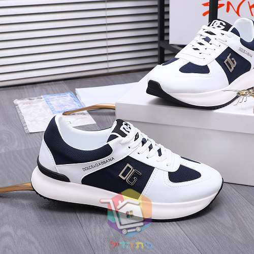 נעלי סניקרס DOLCE&GABBANA עם לוגו DG מתכתי בצד 5