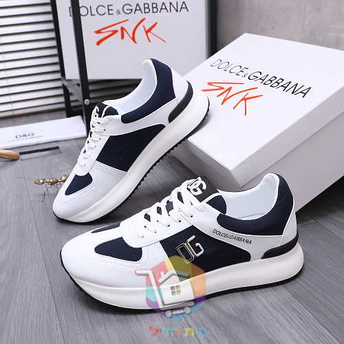 נעלי סניקרס DOLCE&GABBANA עם לוגו DG מתכתי בצד 8