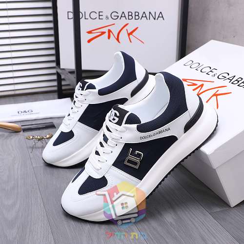 נעלי סניקרס DOLCE&GABBANA עם לוגו DG מתכתי בצד 9