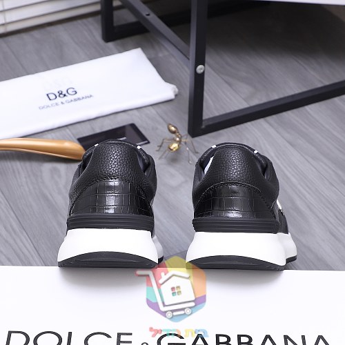 נעלי סניקרס DOLCE&GABBANA עם לוגו DG מתכתי בצד 10