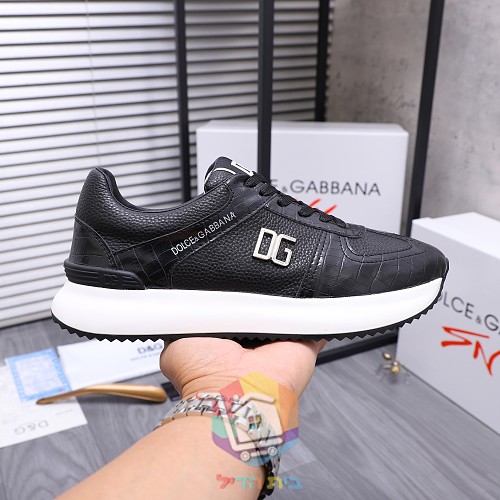 נעלי סניקרס DOLCE&GABBANA עם לוגו DG מתכתי בצד 12