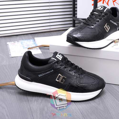 נעלי סניקרס DOLCE&GABBANA עם לוגו DG מתכתי בצד 14