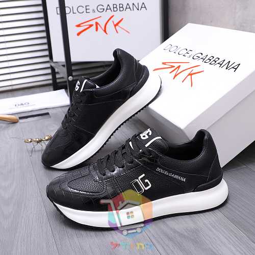 נעלי סניקרס DOLCE&GABBANA עם לוגו DG מתכתי בצד 17