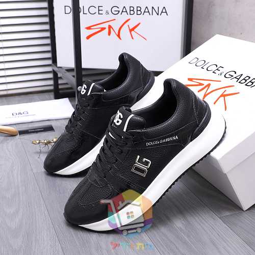 נעלי סניקרס DOLCE&GABBANA עם לוגו DG מתכתי בצד 18
