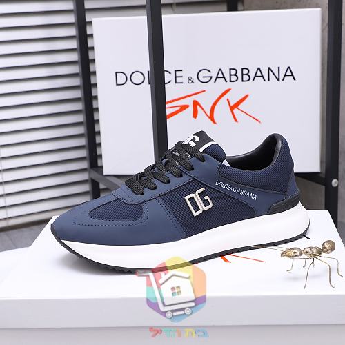 נעלי סניקרס DOLCE&GABBANA עם לוגו DG מתכתי בצד 22