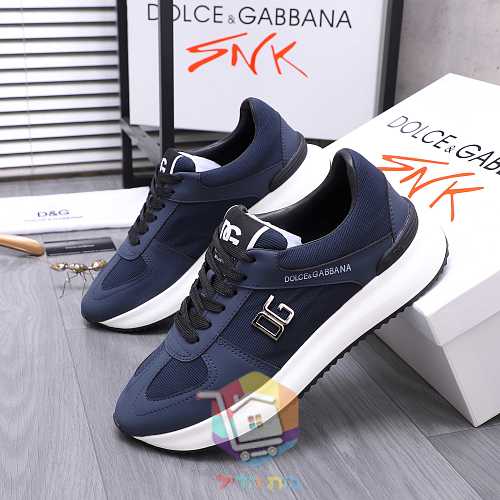 נעלי סניקרס DOLCE&GABBANA עם לוגו DG מתכתי בצד 27