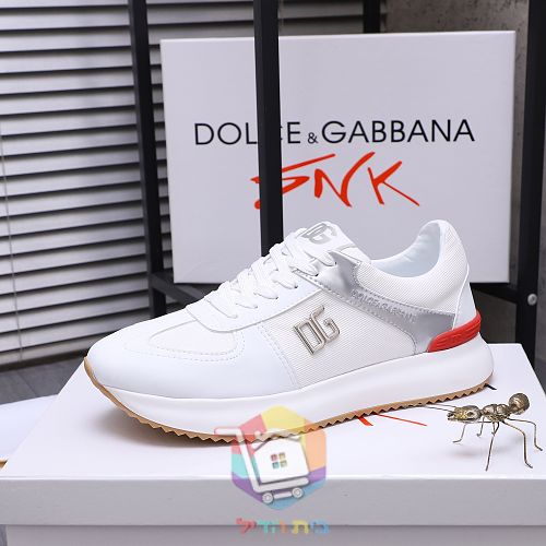 נעלי סניקרס DOLCE&GABBANA עם לוגו DG מתכתי בצד 31