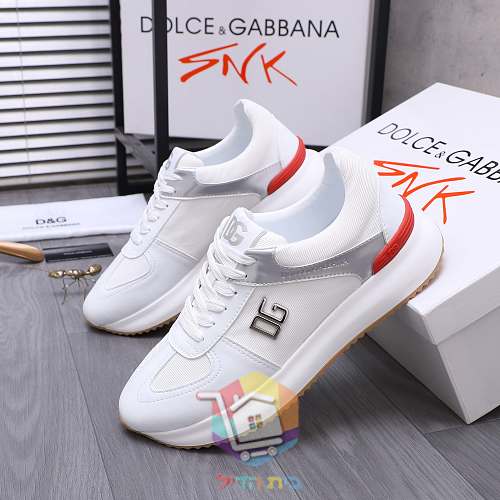 נעלי סניקרס DOLCE&GABBANA עם לוגו DG מתכתי בצד 36