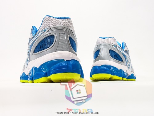 נעלי ריצה ASICS GEL-Nimbus 16 לבן וכחול 3