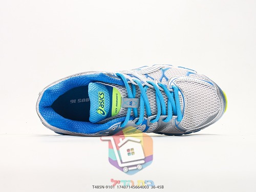 נעלי ריצה ASICS GEL-Nimbus 16 לבן וכחול 6