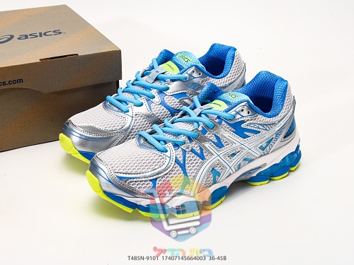 נעלי ריצה ASICS GEL-Nimbus 16 לבן וכחול 9