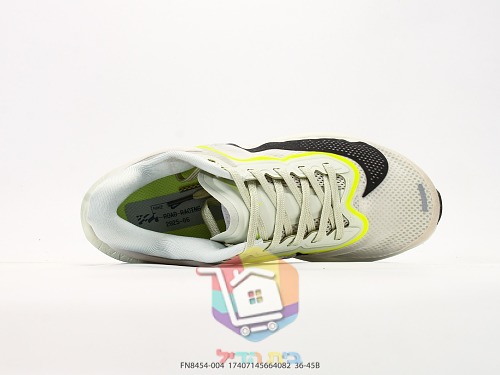 נעלי ריצה NIKE ZoomX לבן עם הדגשי ניאון צהוב 5