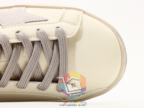 נעלי סניקרס Golden Goose Super-Star עם כוכב גליטר זהב 10