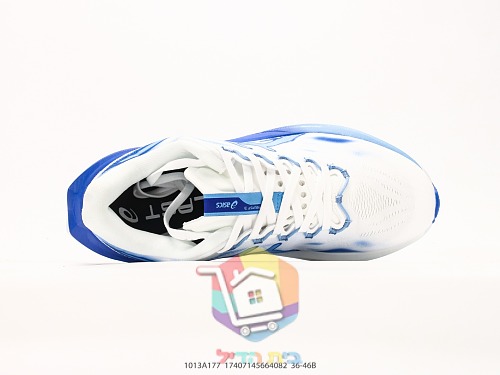 נעלי ריצה ASICS בהדפס כחול מרוסס 6
