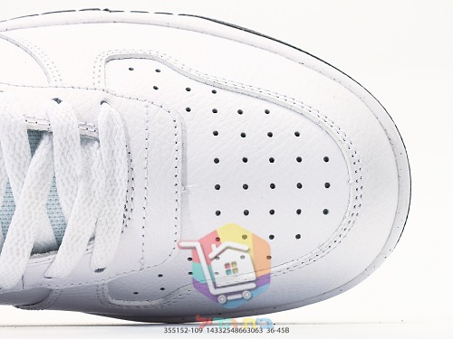 נעלי סניקרס Nike Dunk Low לבן שחור ו-Air Force 1 עם פרחים 3