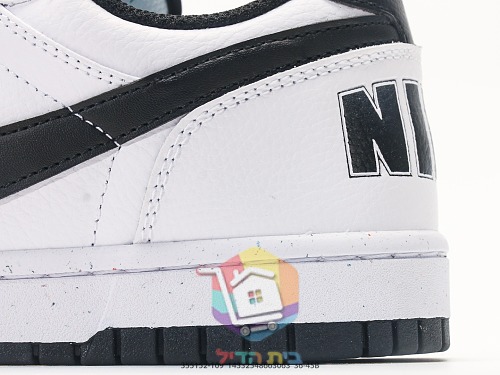 נעלי סניקרס Nike Dunk Low לבן שחור ו-Air Force 1 עם פרחים 4