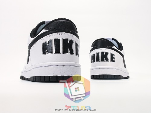 נעלי סניקרס Nike Dunk Low לבן שחור ו-Air Force 1 עם פרחים 5